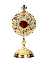 Gold Plated Reliquary H 15 cm