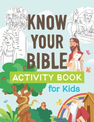 Know Your Bible Activity Book for Kids