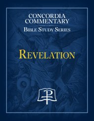 Revelation - Concordia Commentary Bible Study Series