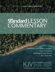 KJV Standard Lesson Commentary® 2026-2027 | Verse-by-Verse Commentary | Pronunciation Guide | Context and History Lessons | Discussion Questions and Group Activities | ISSL