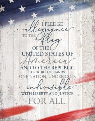 Wall Plaque-Timberland Art-I Pledge Allegiance (11.75" x 15")