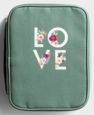 Large Love Floral Letters Bible Cover