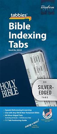 Bible Index Tab Silver Regular