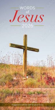 2026 Wall Calendar Words Of Jesus