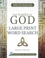 Names of God Large Print Word Search