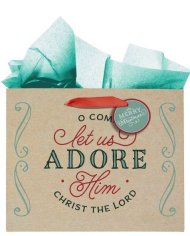 Gift Bag LG Landscape Let Us Adore Him