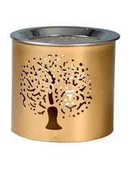 Gold Iron Incense Burner H 6 cm