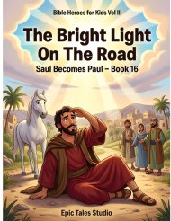 Bible Heroes for Kids Vol II: The Bright Light on the Road - Saul Becomes Paul - Book 16: A Children's Bible Story About Forgiveness, Change, and Foll