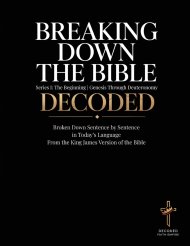 Breaking Down the Bible: Sentence by Sentence in Today's Language
