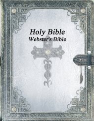 Holy Bible: Webster's Bible
