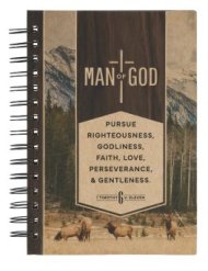 Journal-Man Of God (1 Timothy 6:11)-Brown Trailhead Spiral