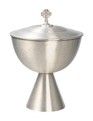 Nickel Plated Ciborium with Gold Plated Inside H 20 cm