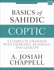 Basics of Sahidic Coptic