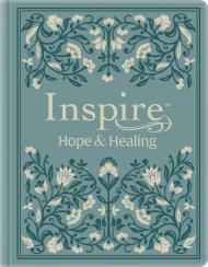 NLT Inspire Hope and Healing Bible, Filament Enabled (Hardcover LeatherLike, Dusty Teal)