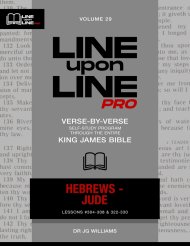 Hebrews - Jude: Vol 29 - Line Upon Line PRO Bible Study Series