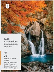 Faith Connections Adult Student Large Print Fall Sept/Oct/Nov 2026)
