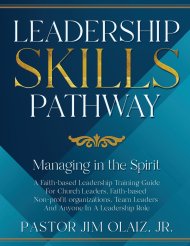 Leadership Skills Pathway: Managing in the Spirit