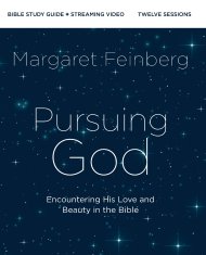 Pursuing God Bible Study Guide plus Streaming Video, Updated Edition