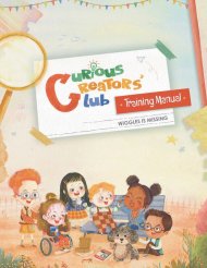 Curious Creators' Club Training Manual: Wiggles Is Missing