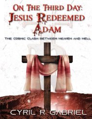 On The Third Day: Jesus Redeemed Adam: JESUS REDEEMED ADAM: Jesus Redeemed Adam: Jesus Redeemed Adam: Jesus Redeeemed Adam