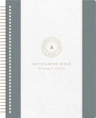 CSB Spiral-Bound Notetaking Bible, Wisdom and Poetry