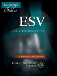 ESV Clarion Reference Bible, Dark Green Goatskin Leather, Full Leather-lined, ES486:XEL