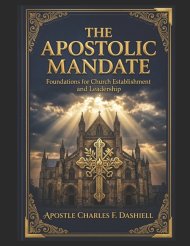 The Apostolic Mandate: Foundations for Church Establishment and Leadership
