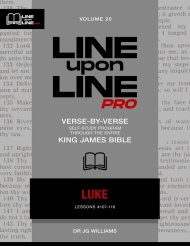 Luke: Vol 20 - Line Upon Line PRO Bible Study Series