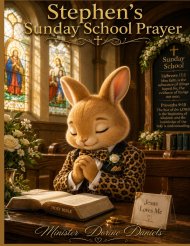 Stephen's Sunday School Prayer