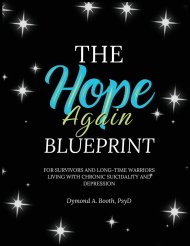 The Hope Again Blueprint: Finding Clarity, Power, and Direction Amid Anxiety, Depression, and Suicidality