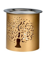 Gold Iron Incense Burner H 8 cm