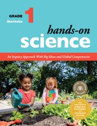 Hands-on Science For Manitoba, Grade 1