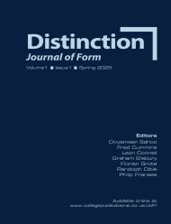 Distinction. Journal of Form