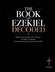The Book of Ezekiel Decoded: Broken Down Sentence by Sentence in Today's Language from the King James Version of the Bible