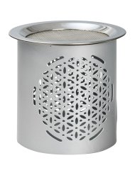 Silver Iron Incense Burner H 8 cm