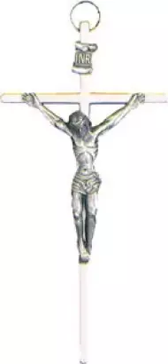 Metal Crucifix 4 1/4 inch