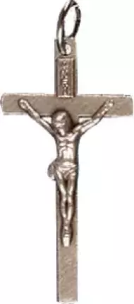 Metal Crucifix  1 1/4 inch
