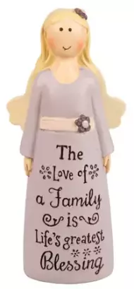 Family Blessing Angel Figurine