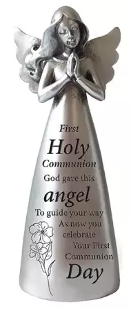 Resin 5 inch Communion Message  Angel