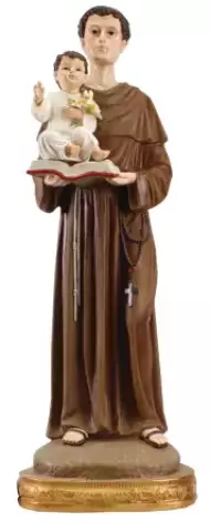Resin/Fibreglass Statue/Coloured/St.Anthony 32 inch