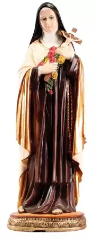 Resin/Fibreglass Statue/Coloured/St.Theresa 32 inch