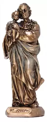 Veronese Resin Statue/3 1/2 inch St.Joseph