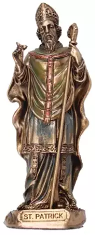 Veronese Resin Statue/3 1/2 inch St. Patrick
