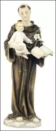 Veronese Resin Statue 10 1/4 inch St.Anthony