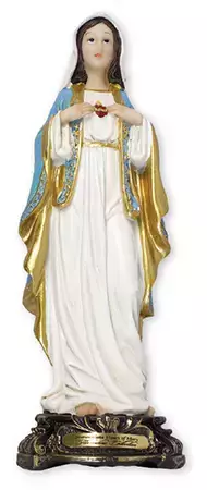 Florentine 5 inch Statue-S.Heart of Mary