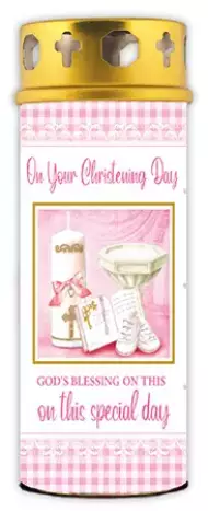 Candle/Christening - Baby Girl