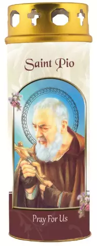 Candle/Saint Pio/Windproof Cap