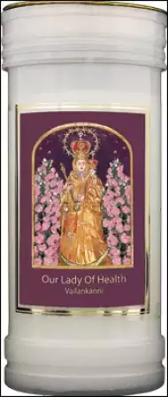 Single Pillar Candle - Our Lady of Health
