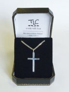 Men's Sterling Silver Cross (L7509)