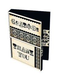 Notecard Folio: Antique Let. (12)